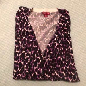 Animal print sweater